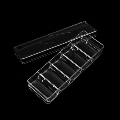 Durable Clear Poker Chip Tray - Maximum Capacity of 100 Chips
