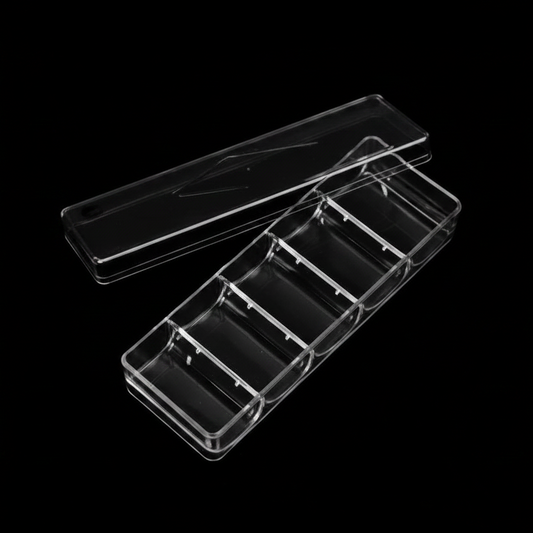 Durable Clear Poker Chip Tray - Maximum Capacity of 100 Chips